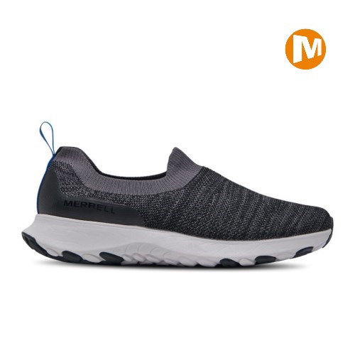 Pánské Tenisky Merrell Cloud Moc Knit Tmavě Šedé (CZ. WDKIO)